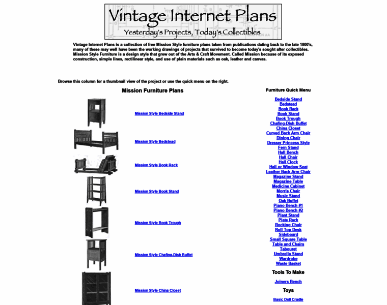 Vintageinternetplans.com thumbnail