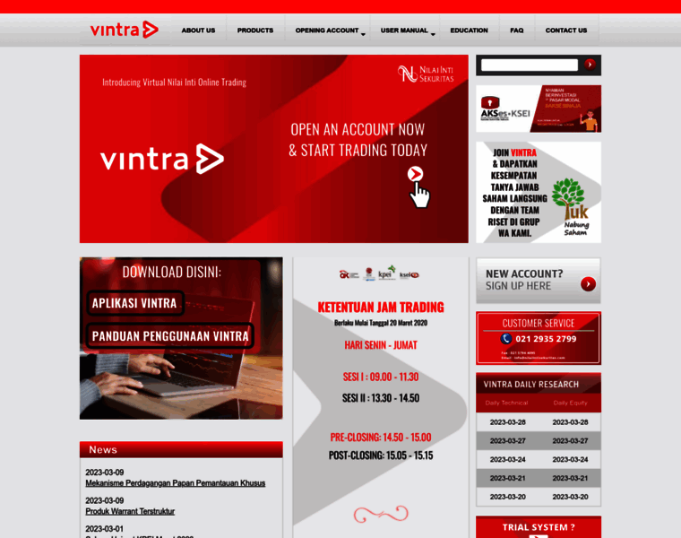 Vintra.co.id thumbnail