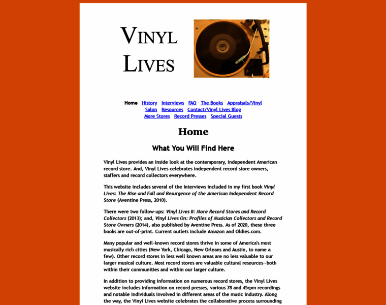 Vinylives.com thumbnail