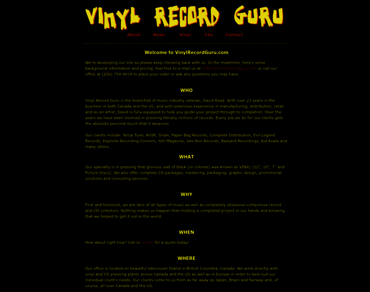 Vinylrecordguru.com thumbnail