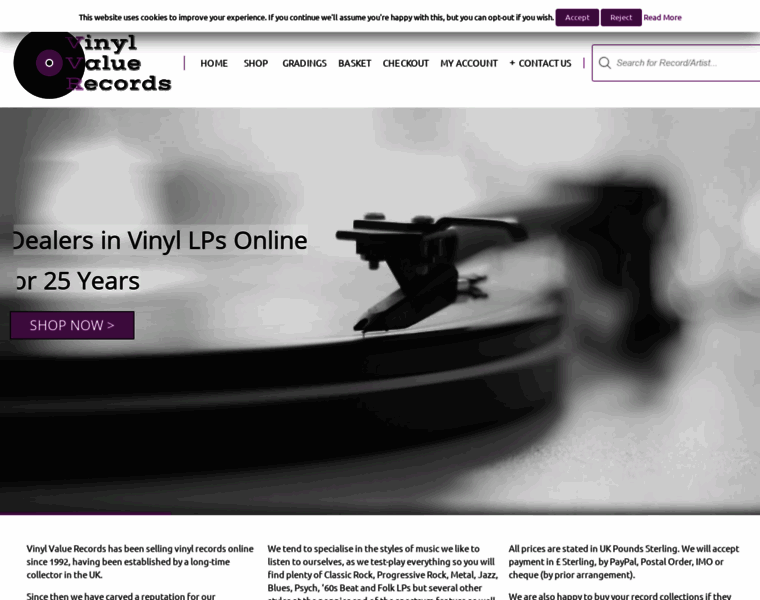 Vinylvalue.com thumbnail