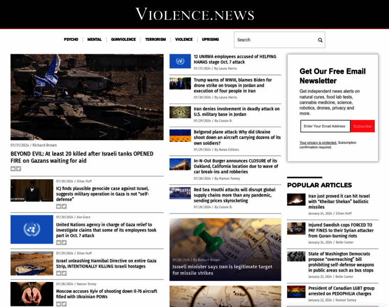 Violence.news thumbnail