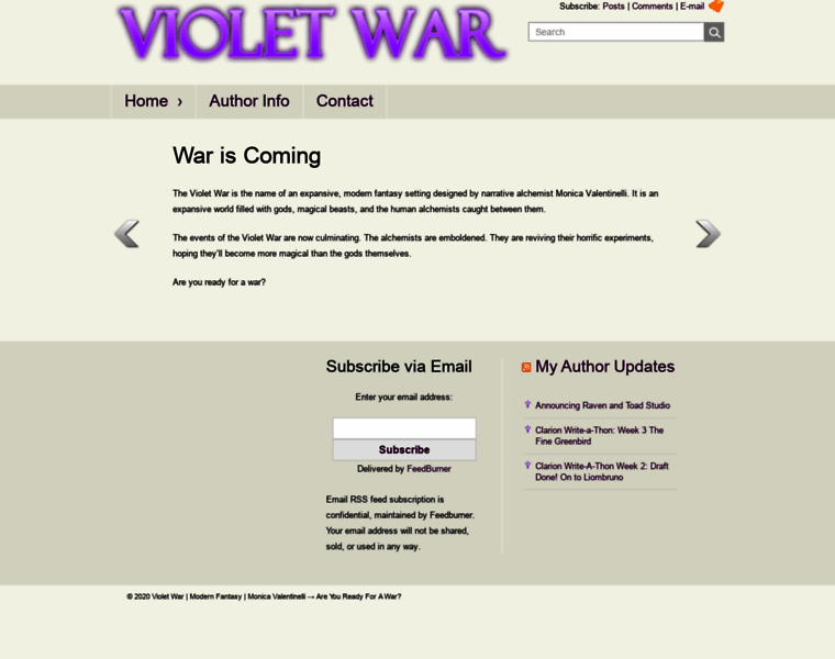 Violetwar.com thumbnail