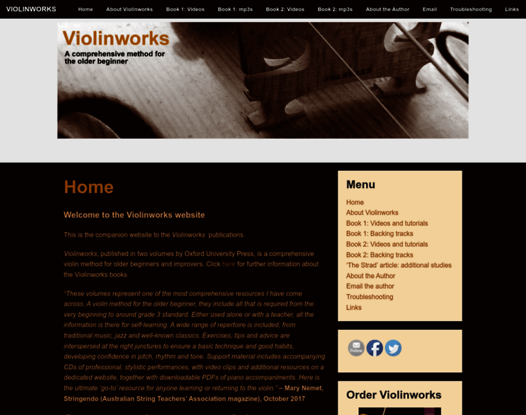 Violin-works.com thumbnail