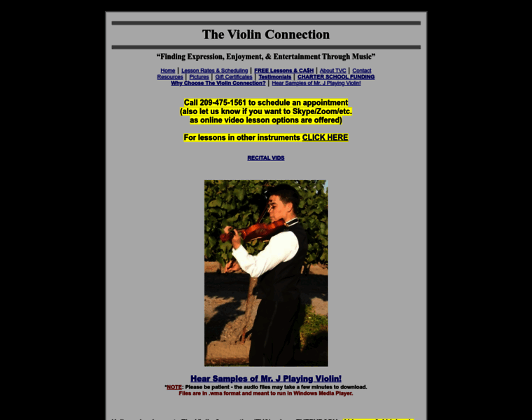 Violinconnection.com thumbnail