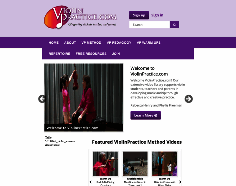 Violinpractice.com thumbnail