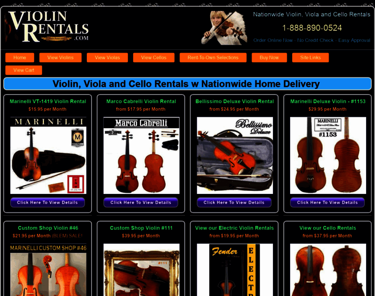 Violinrentals.com thumbnail