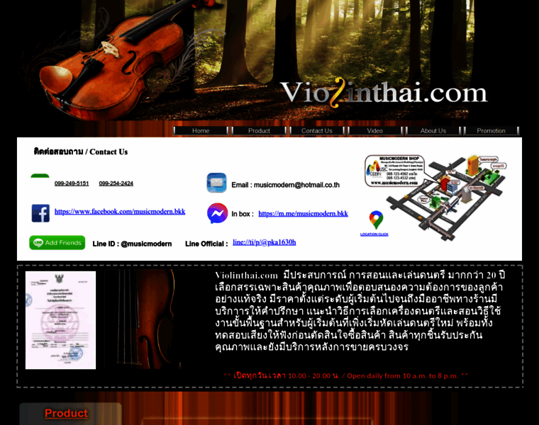 Violinthai.com thumbnail