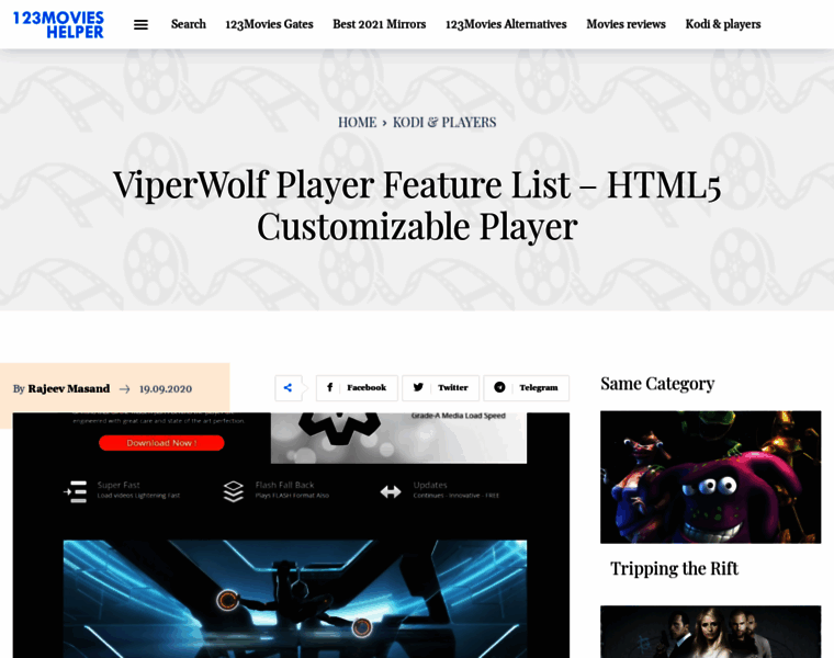 Viperwolfplayer.com thumbnail