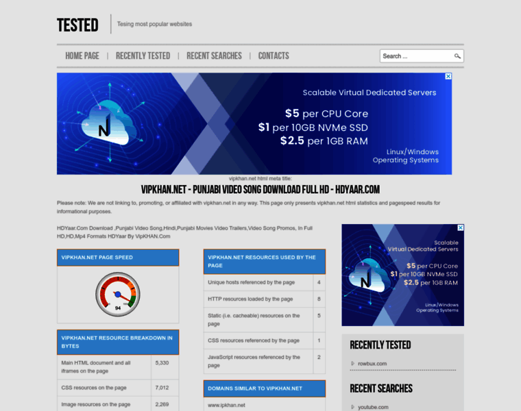 Vipkhan.net.testednet.com thumbnail