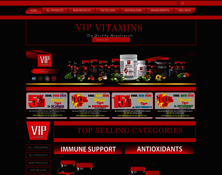 Vipvitamins.com thumbnail