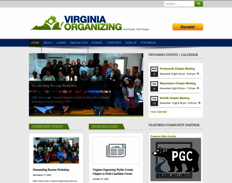 Virginia-organizing.org thumbnail