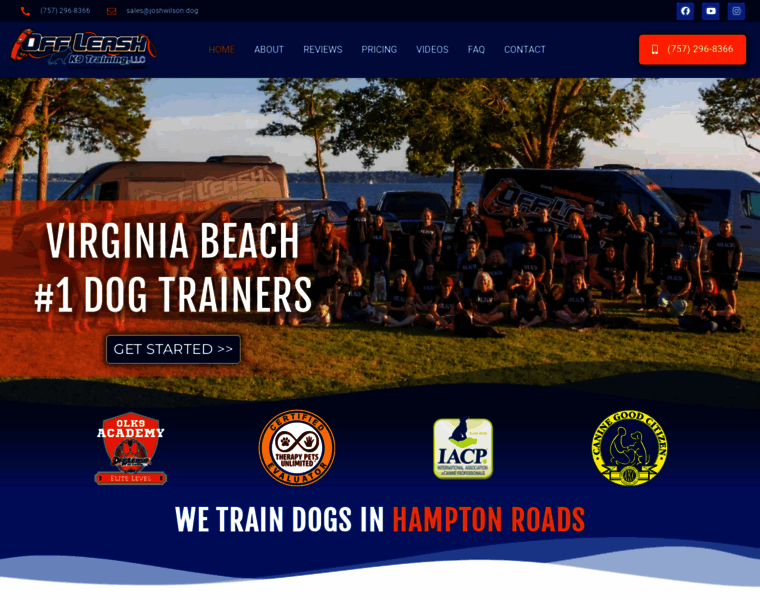 Virginiabeachdogtrainers.com thumbnail