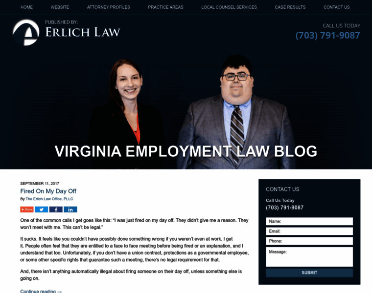 Virginiaemploymentlawblog.com thumbnail