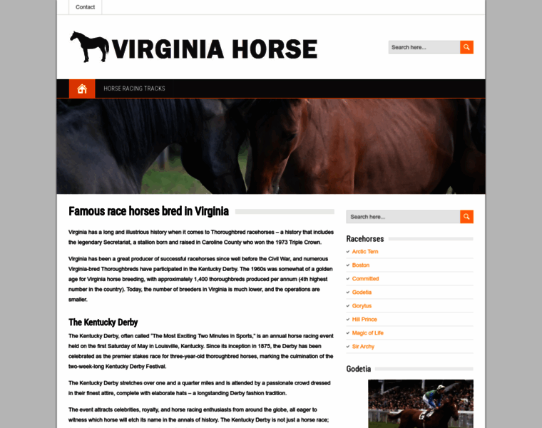Virginiahorse.com thumbnail