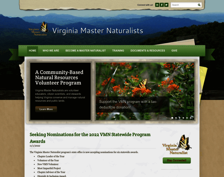 Virginiamasternaturalist.org thumbnail