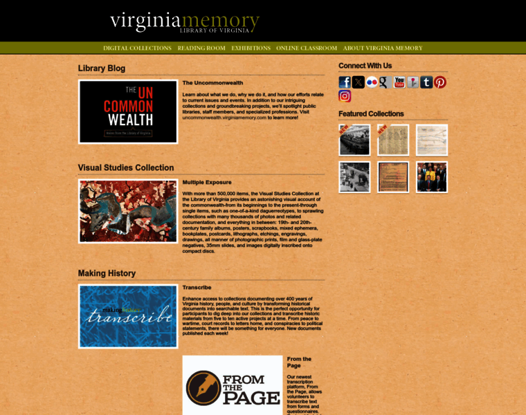 Virginiamemory.com thumbnail