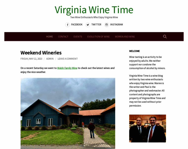 Virginiawinetime.com thumbnail