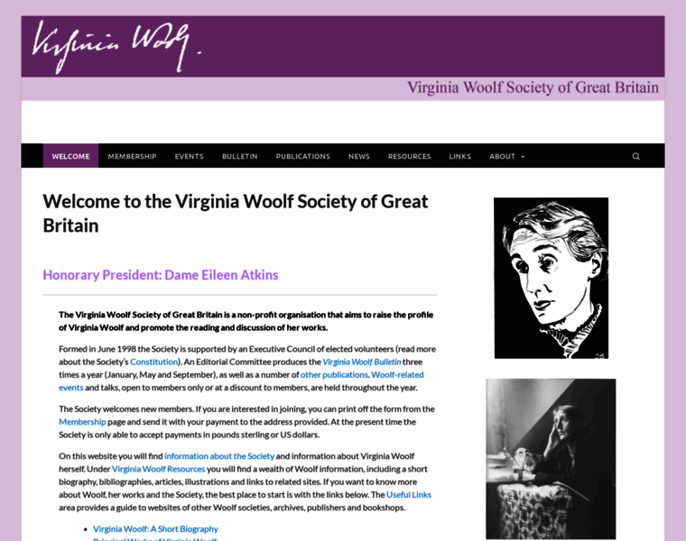 Virginiawoolfsociety.org.uk thumbnail