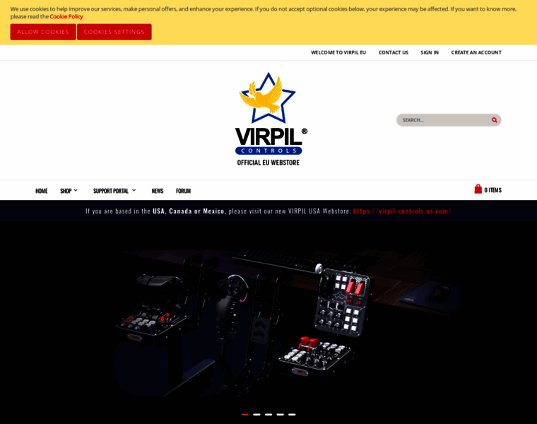 Virpil-controls.eu thumbnail