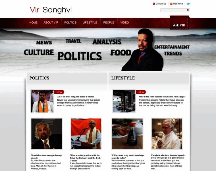 Virsanghvi.com thumbnail