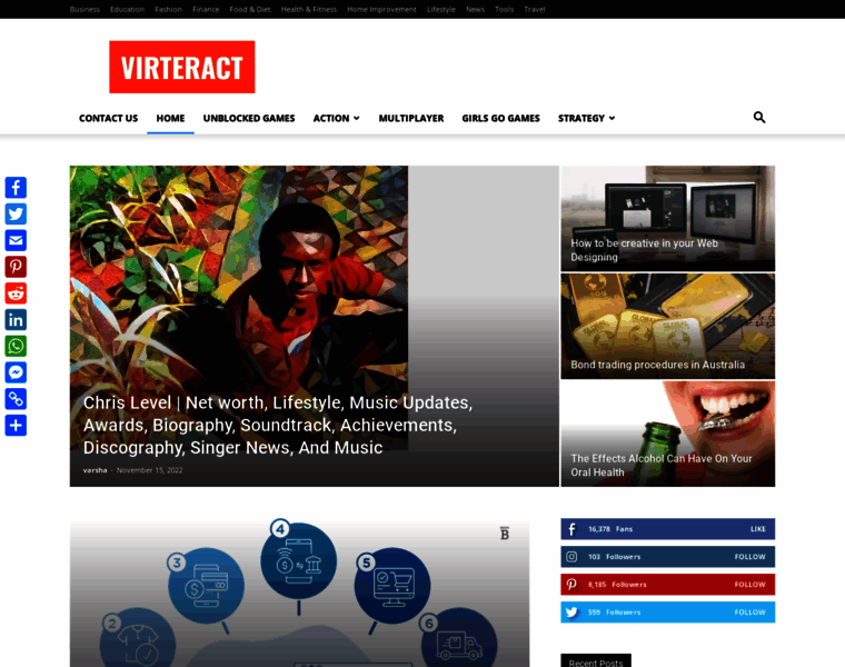 Virteract.com thumbnail