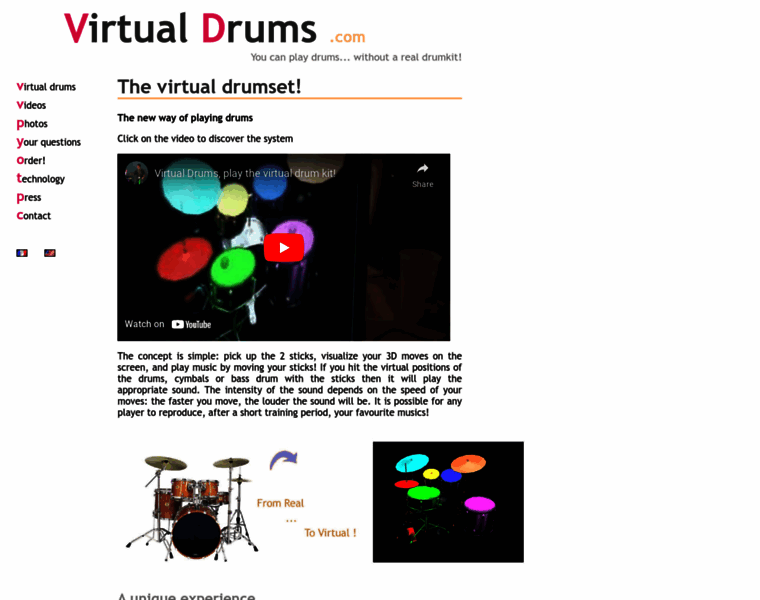 Virtual-drums.com thumbnail