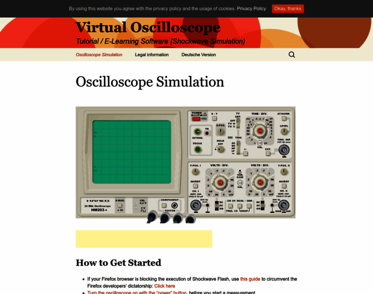 Virtual-oscilloscope.com thumbnail