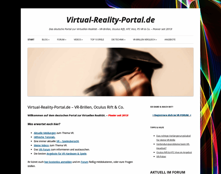 Virtual-reality-portal.de thumbnail