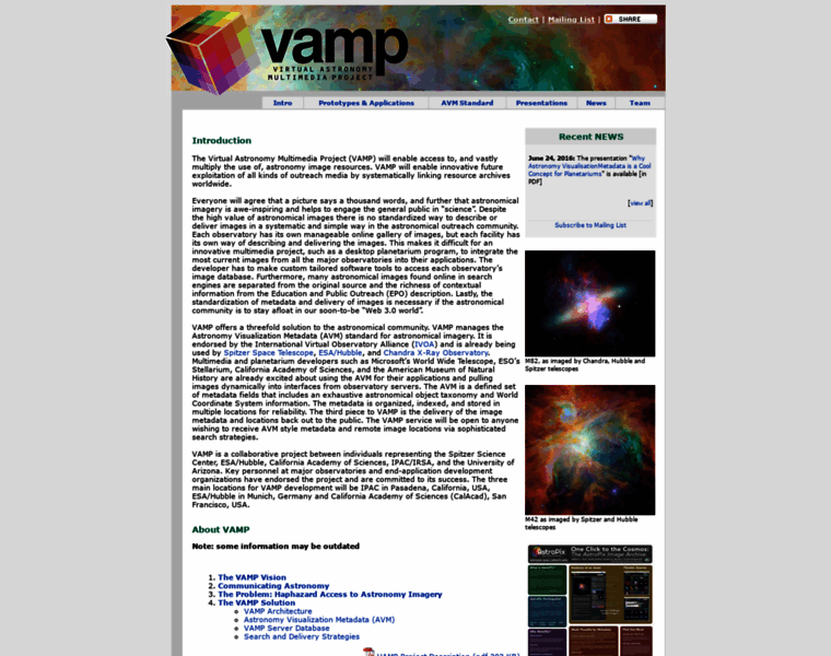 Virtualastronomy.org thumbnail