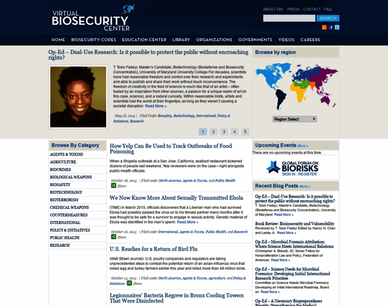 Virtualbiosecuritycenter.org thumbnail