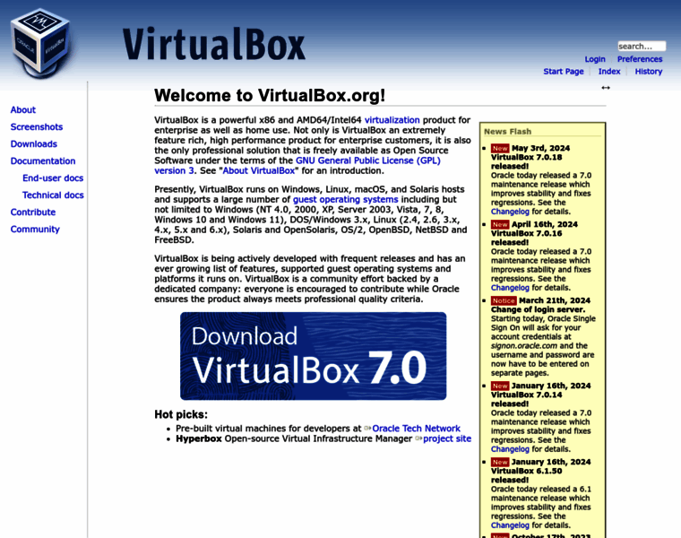 Virtualbox.org thumbnail