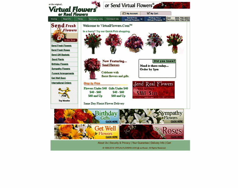 Virtualflowers.com thumbnail
