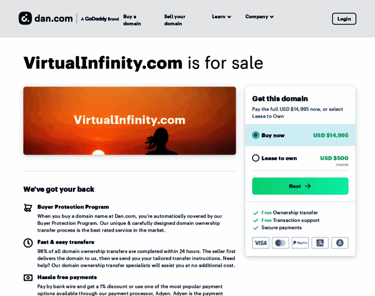 Virtualinfinity.com thumbnail