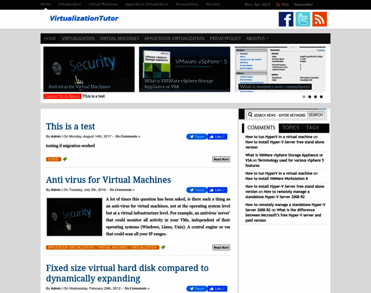 Virtualizationtutor.com thumbnail