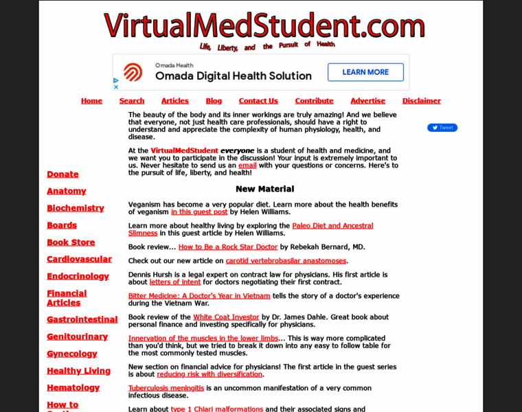 Virtualmedstudent.com thumbnail