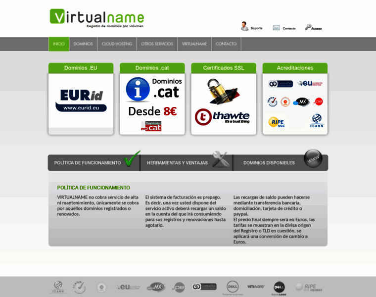 Virtualname.es thumbnail