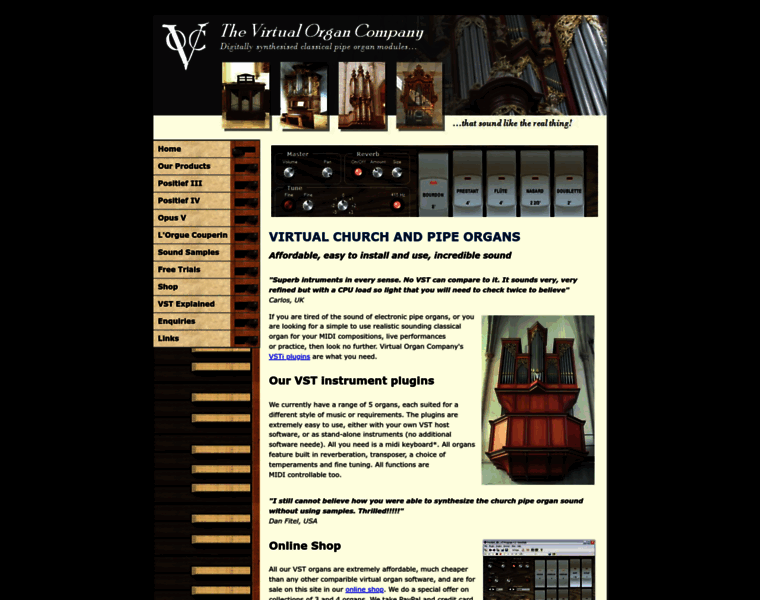 Virtualorgancompany.com thumbnail