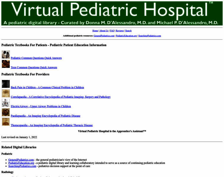 Virtualpediatrichospital.com thumbnail