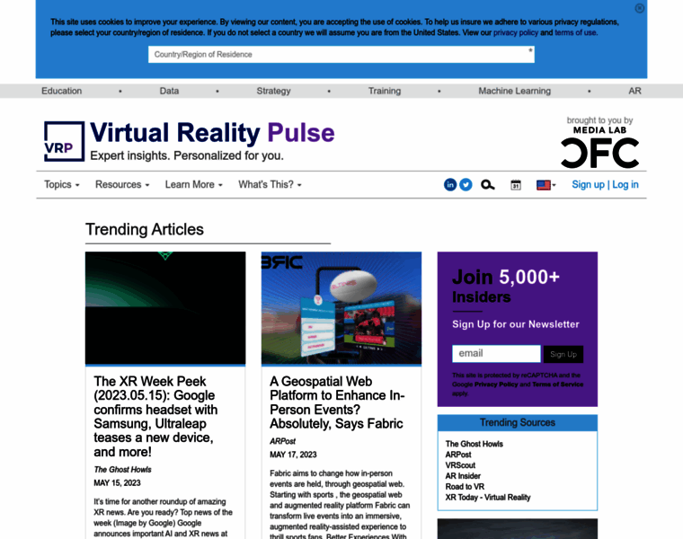 Virtualrealitypulse.com thumbnail