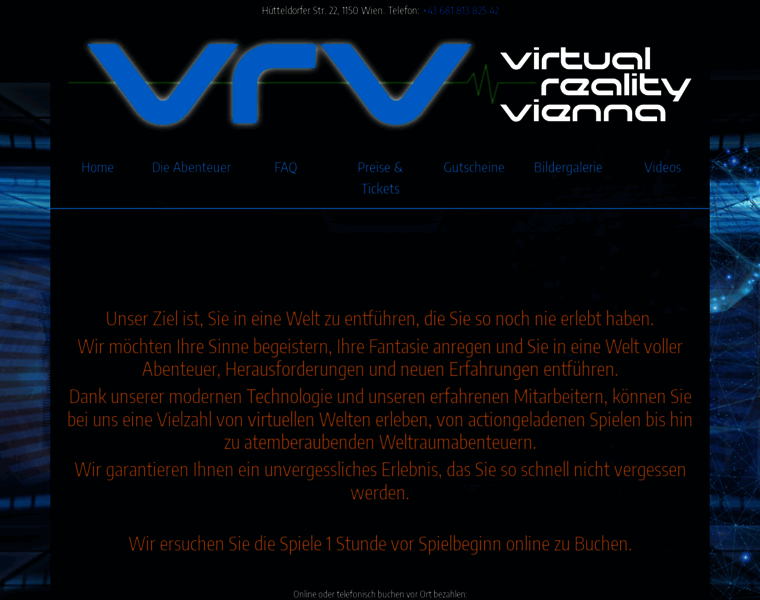Virtualrealityvienna.at thumbnail