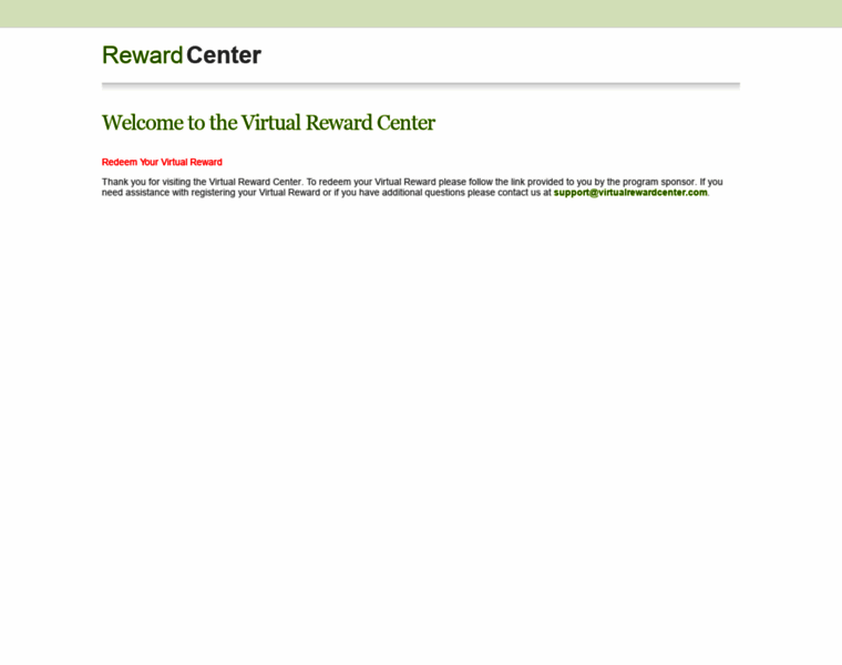 Virtualrewardcenter.com thumbnail