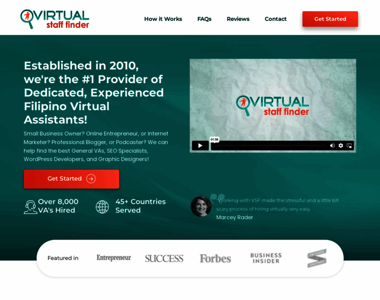 Virtualstafffinder.com thumbnail
