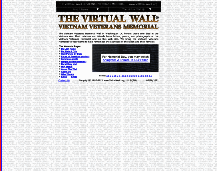 Virtualwall.org thumbnail