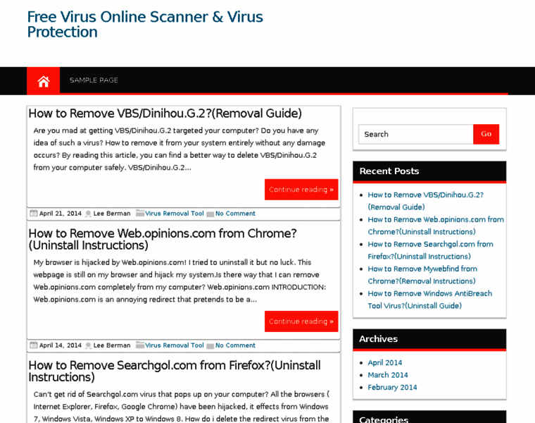 Viruspedia.net thumbnail