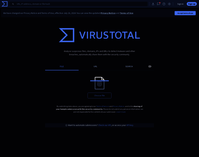 Virustotal.com thumbnail