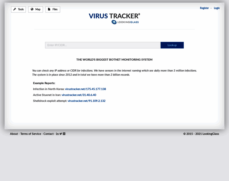Virustracker.net thumbnail