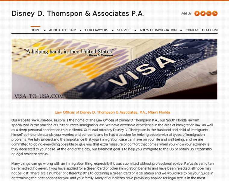 Visa-to-usa.com thumbnail