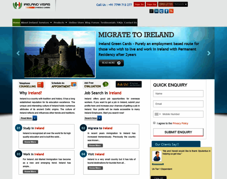 Visa2ireland.com thumbnail