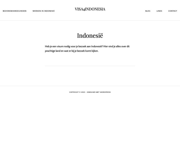 Visa4indonesia.nl thumbnail